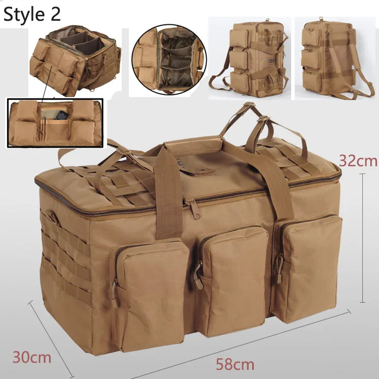 Orion 55L Tactical Duffle/Backpack Combo