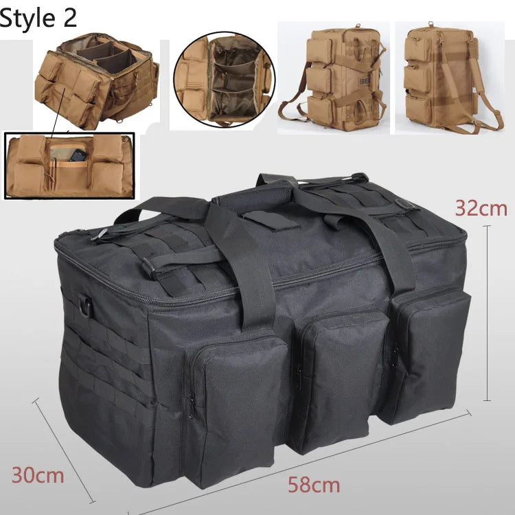 Orion 55L Tactical Duffle/Backpack Combo