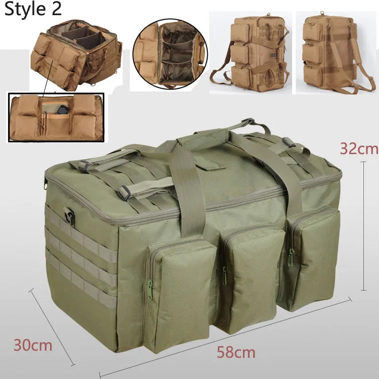 Orion 55L Tactical Duffle/Backpack Combo