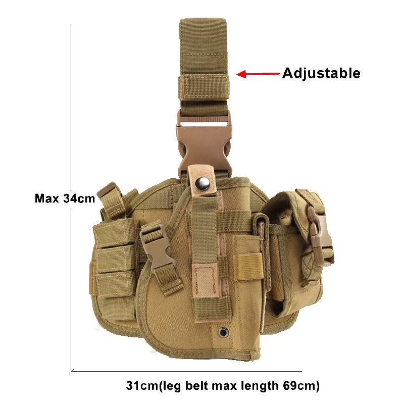 Champions Tactical Leg Holster w/ Molle Bag