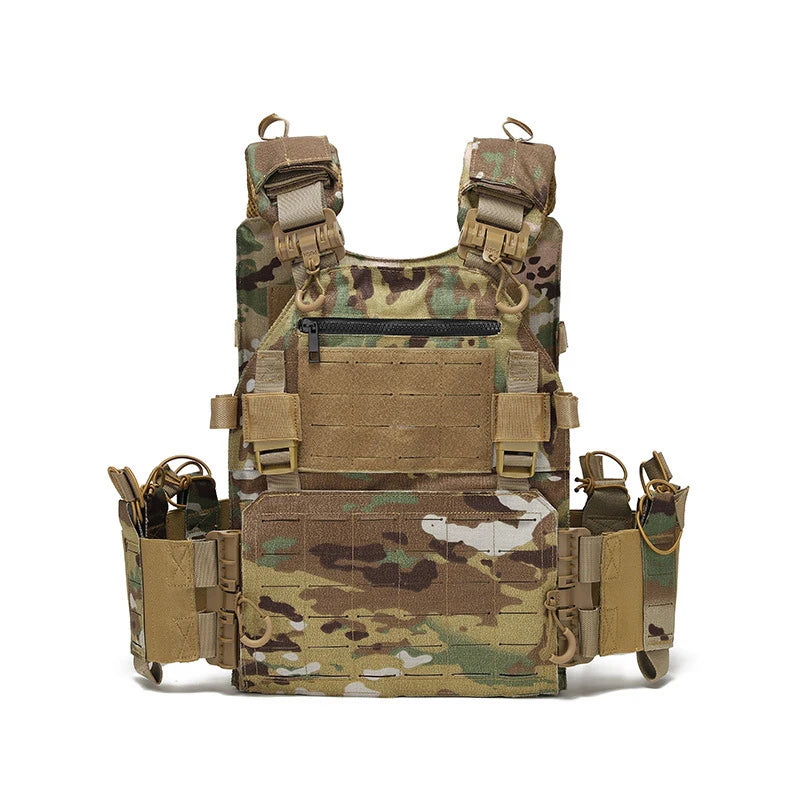 Kongo Tactical Combat Vest with Quick Release (w/ Plate Carrier)